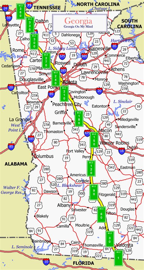 The 'emotional toll' is lasting. . Mile marker map georgia